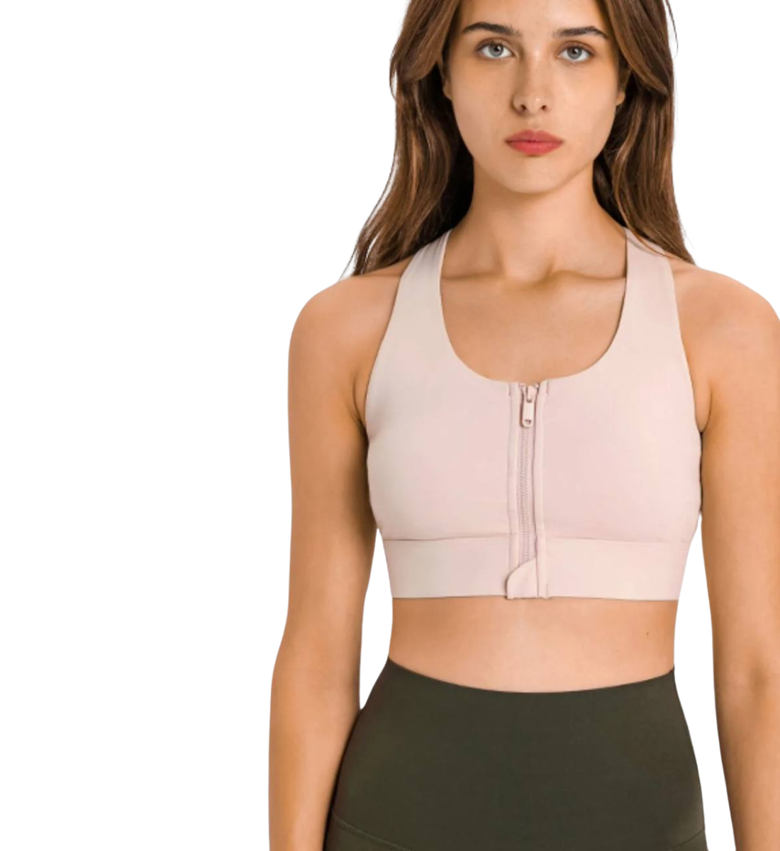 Soutien-Gorge de Sport à Fermeture Éclair – Maintien et Confort Réunis